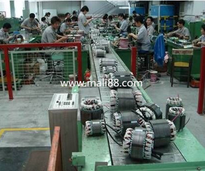 生產(chǎn)車(chē)間-電機(jī)生產(chǎn)線一角 生產(chǎn)車(chē)間-電機(jī)生產(chǎn)線一角
